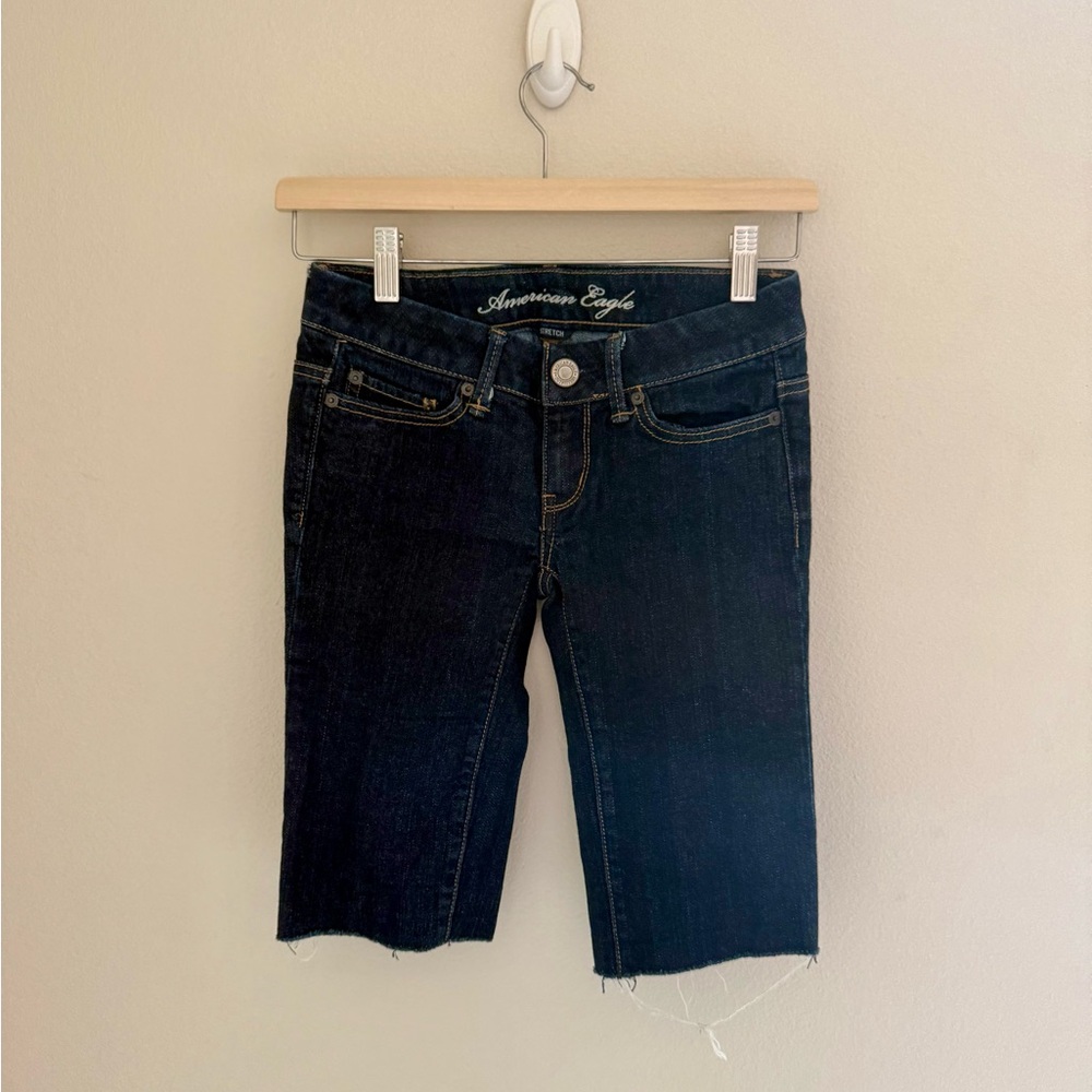 American Eagle Outfitters Black Ankle Cropped Jeans